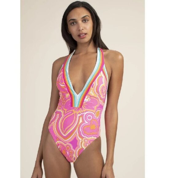 TRINA TURK Morning Sunrise One Piece Swimsuit - Picture 2 of 8